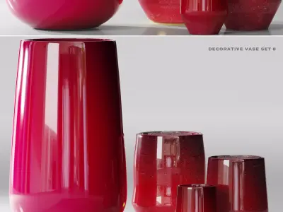 decorative vase 3D model get
