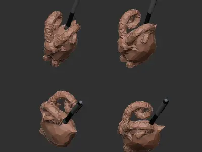 Goat Pen Case Holder for 3D Print 3D print model