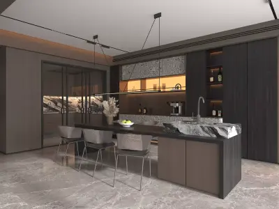 Living Room Scene 20 3D model