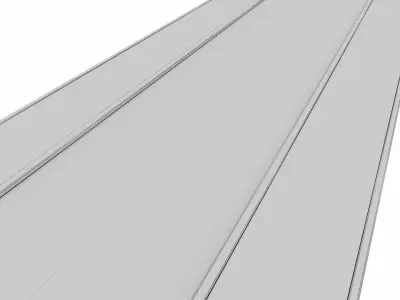 Road asphalt 3D model