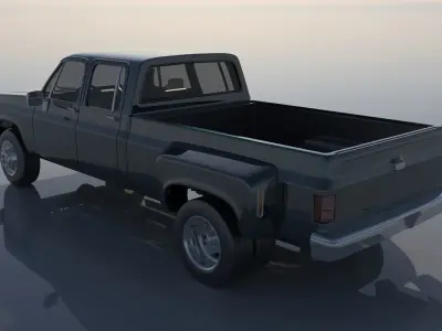 Chevrolet C30 Crew Cab 1975  3D print model