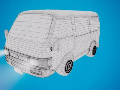 Cartoon pirate combi 3D model