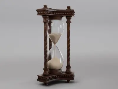 Classic Hourglass 3D model