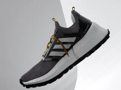Adidas ULTRABOOST concept running shoe 3D model