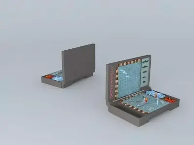 Battleship Board Game Free 3D model