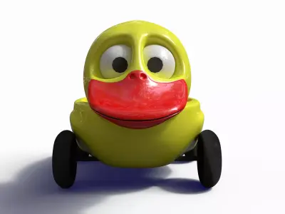 Duck car 3D model