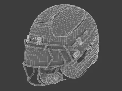 Schutt F7 Pro Helmet 3D model