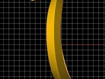 Chevron Ring 3dm file 3D print model