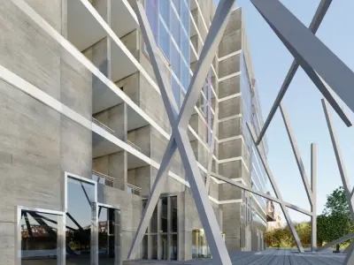 Revit 3 Stars Hotel 2018 3D model