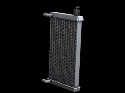 GoKart Radiator Intercooler 3D print model