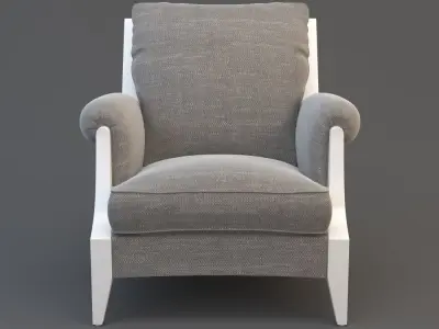 Armchair 3D model 2