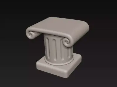 Greek Column Table 3D print model