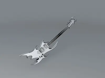 Sands EV1L Guitar Free 3D model