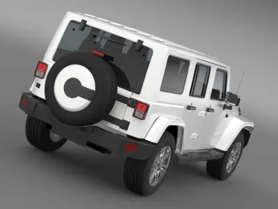 Jeep Wrangler Unlimited Indian Summer 2014 3D model
