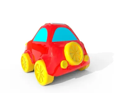 Childer Car Game Ready Low-poly 3D model