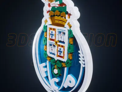 Porto logo - Cinematic - 3D print 3D model