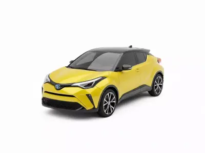 Toyota CH 2024 Concept Low-poly 3D model