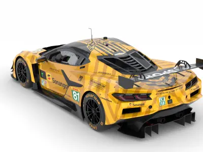 Corvette Z06 GT3 R LMGT3 2025 3D model
