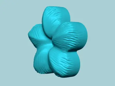 Plum Blossom Flower 02 - Moulding Artificial Craft 3D print model