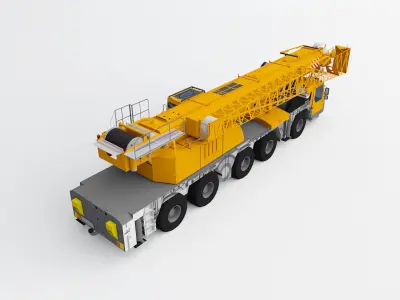 Liebherr Mobile Crane 3D model