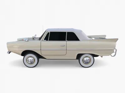 Amphicar 770 Cream Top Up 3D model