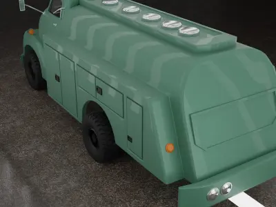 CHEVROLET COE GAS TRUCK 1946 V1 3D print model
