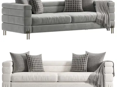  York Sofa White  3D model
