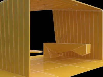 Stand Line Free 3D model