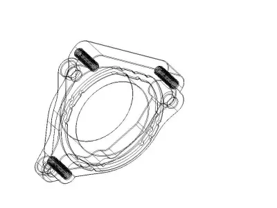 Intake Manifold Flange 1 9TDI 3D print model
