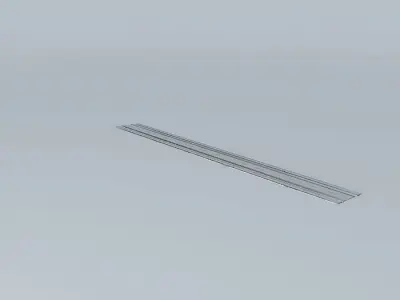 niche road with line Free 3D model