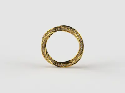 bride diamond ring rr0009 3D print model