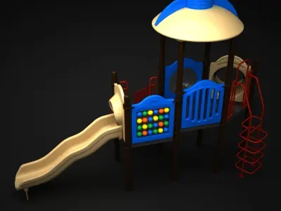 Outdoor Castle 3D model