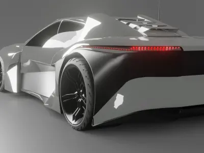 Vaid ultra V Low-poly 3D model