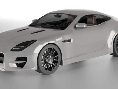 Jaguar F Type Car 3D model