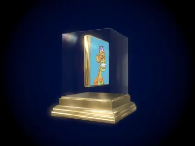 Mutant Ape 1 Gold Club Low-poly 3D model