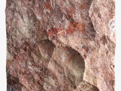 150-RockPanel rock texture 3D model