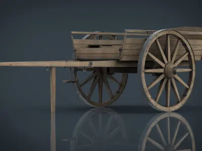FARM CART 3D model