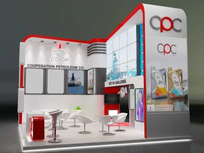 Booth Exhibition Stand a229c  3D model