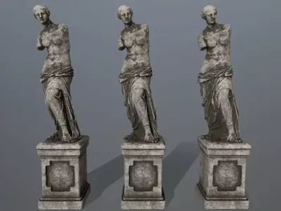 Venus  de  Milo Low-poly 3D model