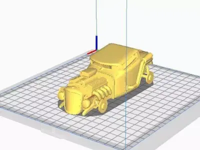 ROCKET LEAGUE BACKFIRE 3D print model