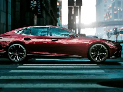Lexus LS 500 F 2022 3D model