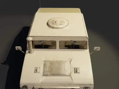 ARMY CAR Low-poly 3D model