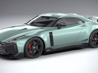Nissan GT-R50 Italdesign 2021 3D model