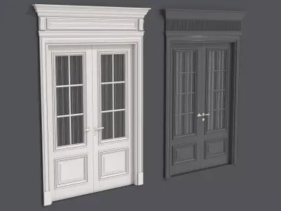 Door classic  3D model