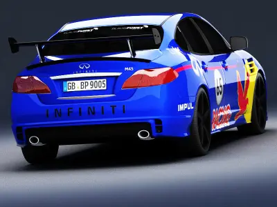Infiniti M45 Impul Race Version 3D model