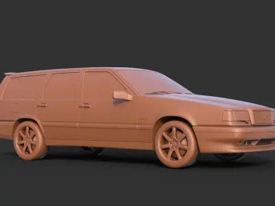 Volvo 850 R 3D print model