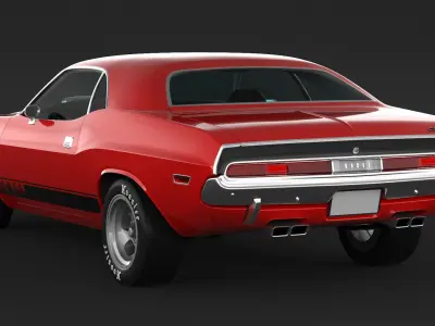 1970 Dodge Challenger Mopar 3D model
