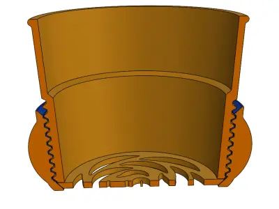 Pastry syringe 3D print model