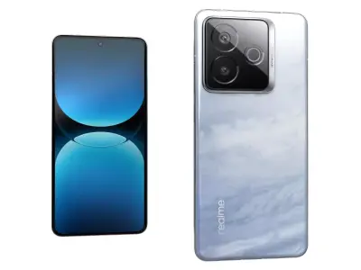 Realme GT7 Pro Racing Neptune And Star Trail Titanium High Poly 3D model