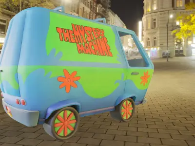 The Mystery Machine 3D model
